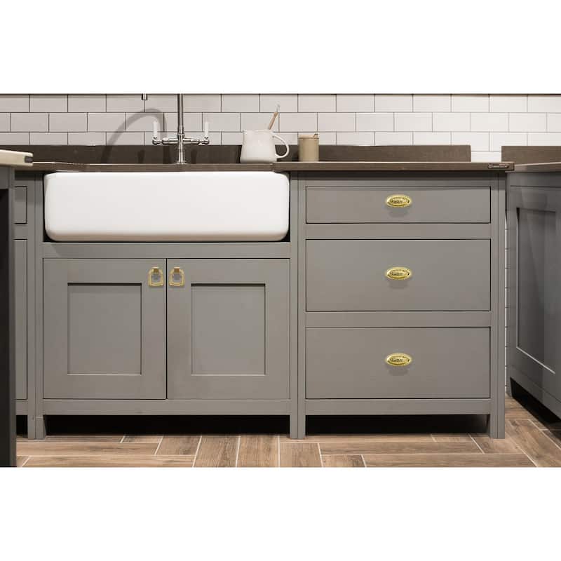 Utopia Alley Beau Cabinet Ring Pull Knob - Decorative Cabinet Drop Pull Knobs for Cabinets and Drawer, Pull Knobs 1.25"