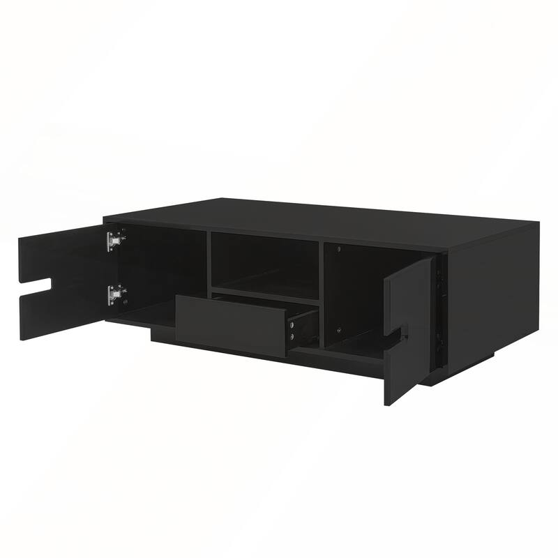 Modern High Glossy Rectangle Coffee Table