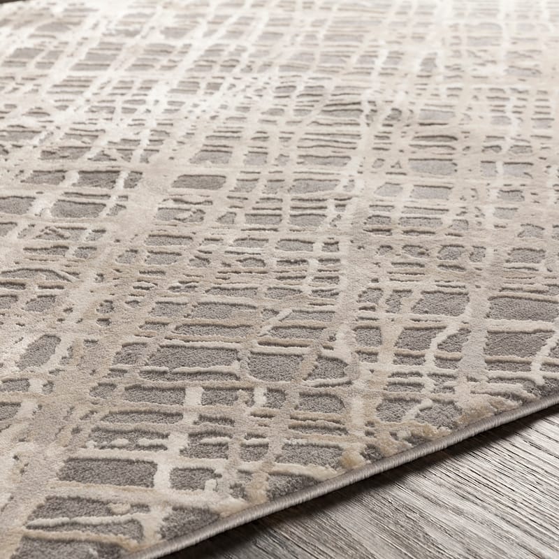 Livabliss Dalha Contemporary Grey/Khaki Area Rug