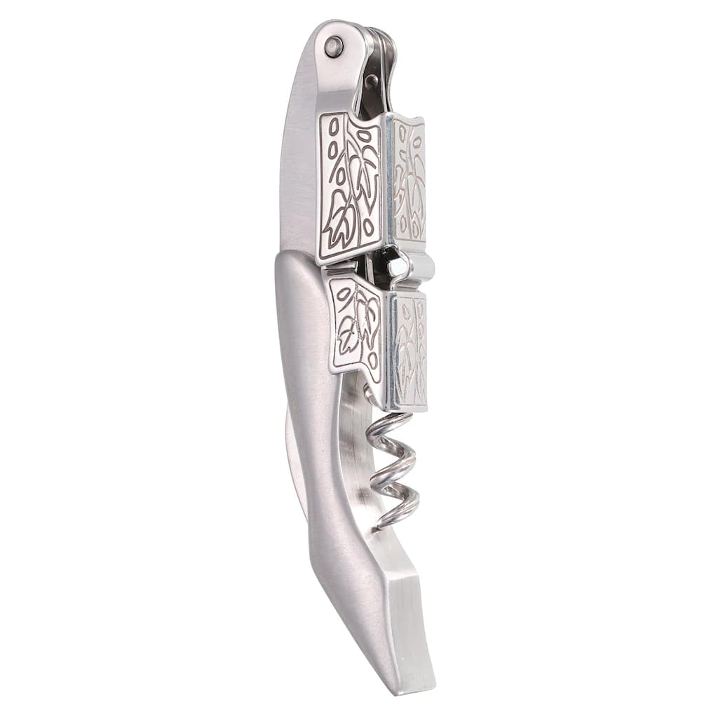 5" Wine Openers Waiter Corkscrew Red Wine Bottle Opener with Foil Cutter, Silver