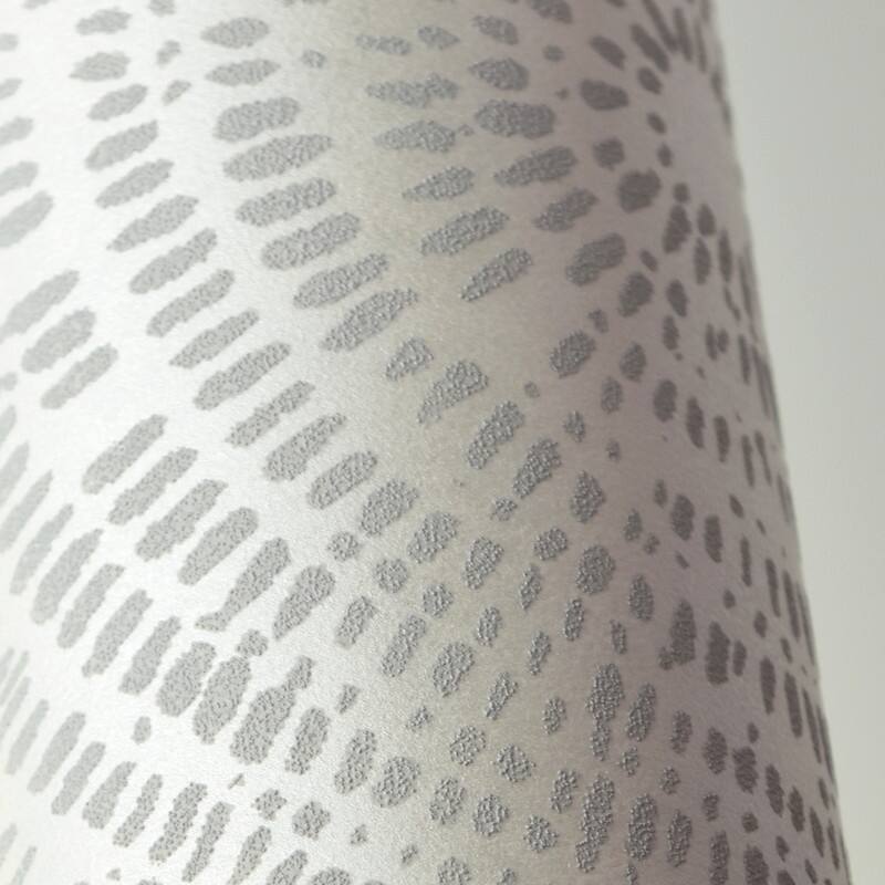 Brewster Vatten Platinum Geometric Wallpaper - 20.5in x 396in x 0.025in