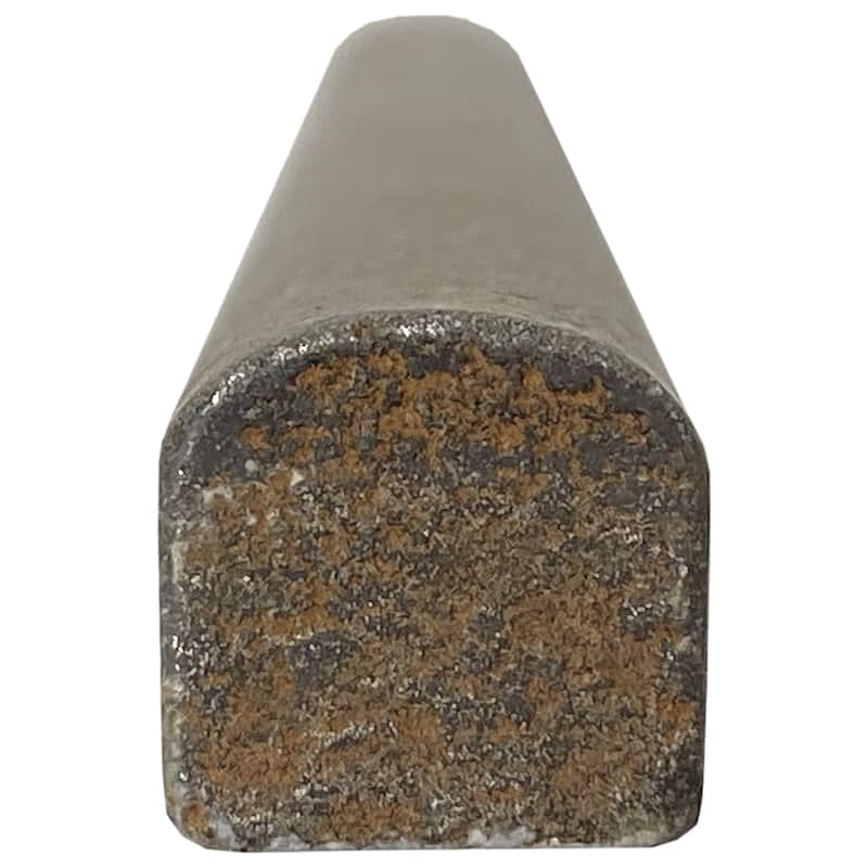 0.5 inch x 8 inch Matte Metallic Listello Wall Tile Trim