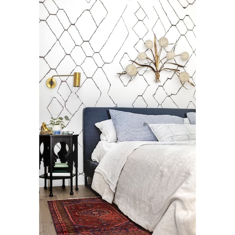 ECARPETGALLERY Hand-knotted Andelz Brown Wool Rug - 3'10 x 6'9