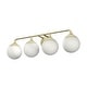 preview thumbnail 4 of 13, Hunter Hepburn 4-Light Bathroom Vanity Wall Light - Damp Rated - Vintage, Mid-Century