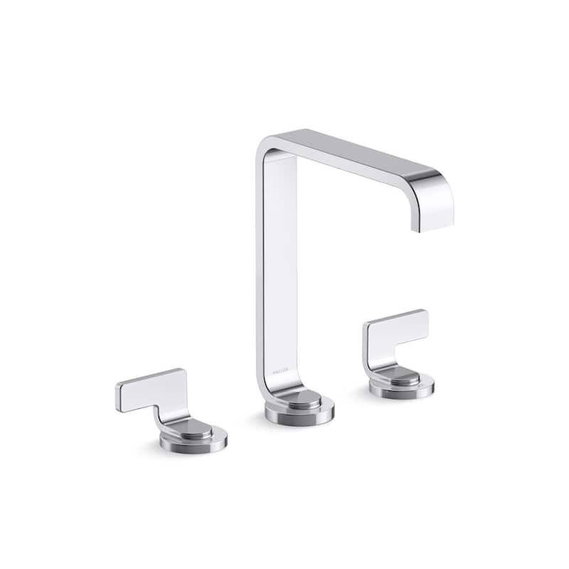 Kallista P34232-LV Guise Collection 1.2 GPM Vessel Widespread Bathroom - Polished Chrome