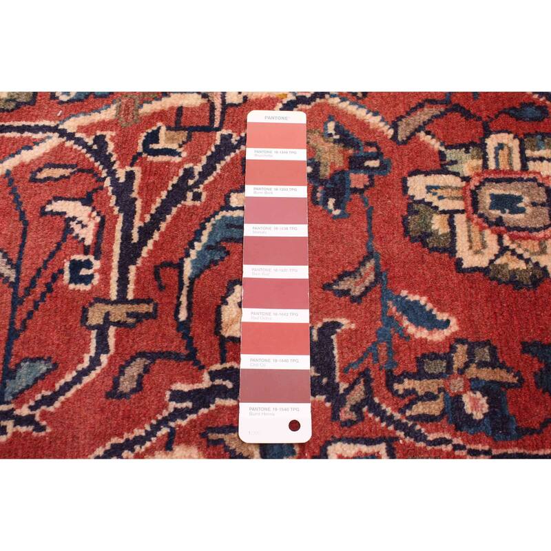 ECARPETGALLERY Hand-knotted Anadol Dark Copper Wool Rug - 3'6 x 11'0