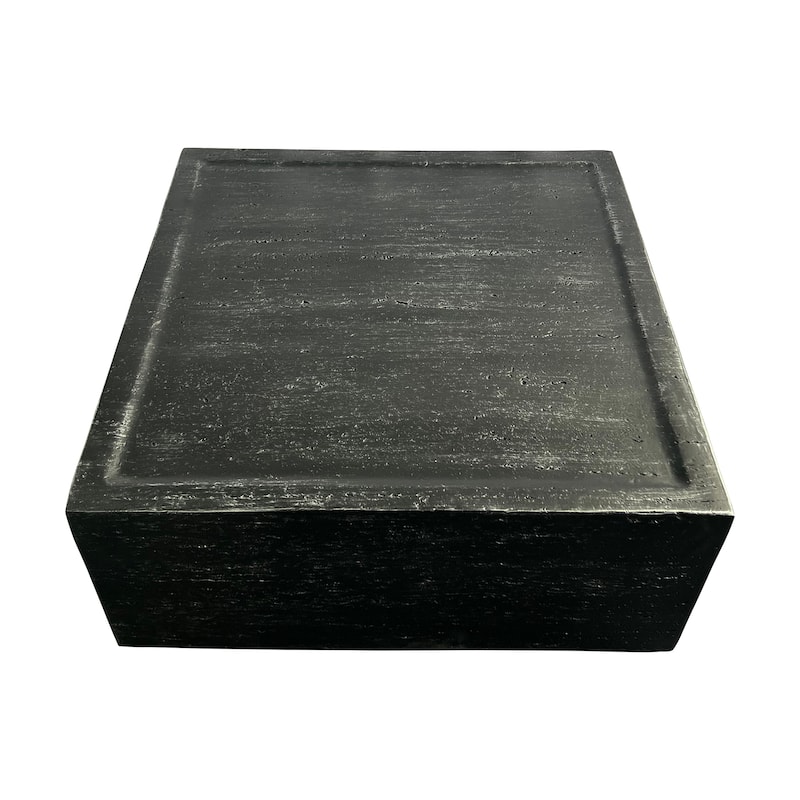 28" Square MGO Coffee Table with a Natural Stone-Look Finish