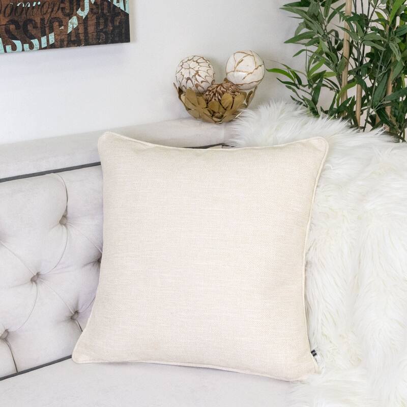 Christina Chenille 20" Square Decorative Throw Pillow 2PK