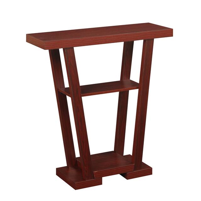 Copper Grove Helena V-shaped 3-tier Console Table