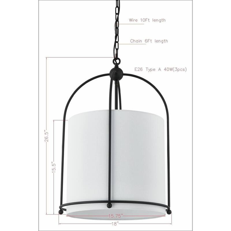 Riggins Pendant Light, Black
