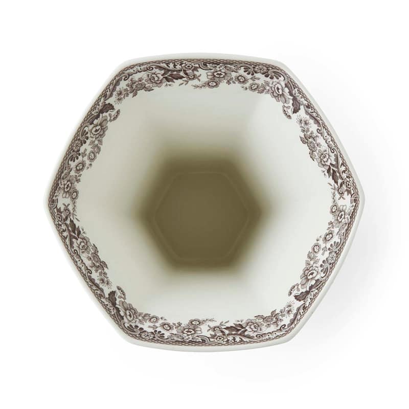 Spode Woodland Hexagonal Vase - 10.6-Inch