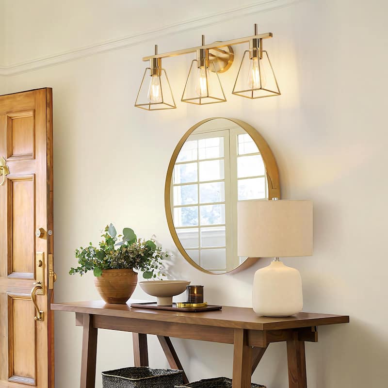 Dimmable Bathroom Vanity Light Over Mirror Wall Sconce for Bathroom - 3-Light