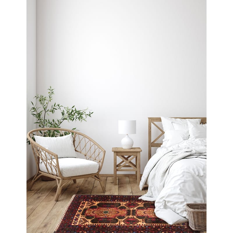 Teimani Brown Rug 2'8" x 4'9" - 2'8 x 4'9