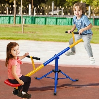 Kids Seesaw Swivel Teeter Totter Playground Equipment 72