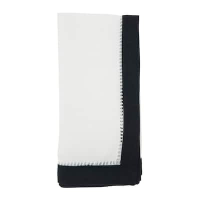 Classic Charm Two-Tone Hemstitch Napkin (Set of 12)