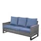 Option Grey Wicker / Blue Cusion