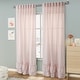 preview thumbnail 20 of 34, Linen Texture Double Ruffle Semi-sheer Curtain Pair(2 panels)