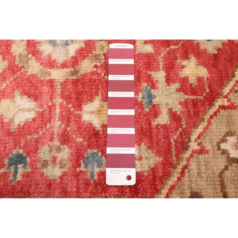 ECARPETGALLERY Hand-knotted Jules Serapi Red Wool Rug - 4'2 x 5'11