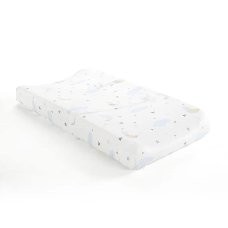 Lush Decor Goodnight Little Moon Soft & Plush Changing Pad Cover - 32" x 16" x 5"