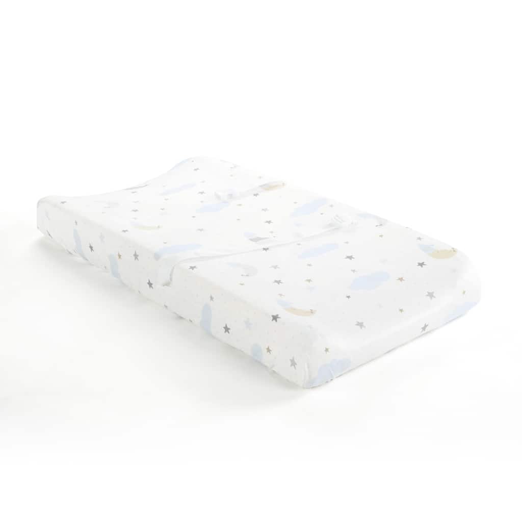 Lush Decor Goodnight Little Moon Soft & Plush Changing Pad Cover - 32" x 16" x 5"