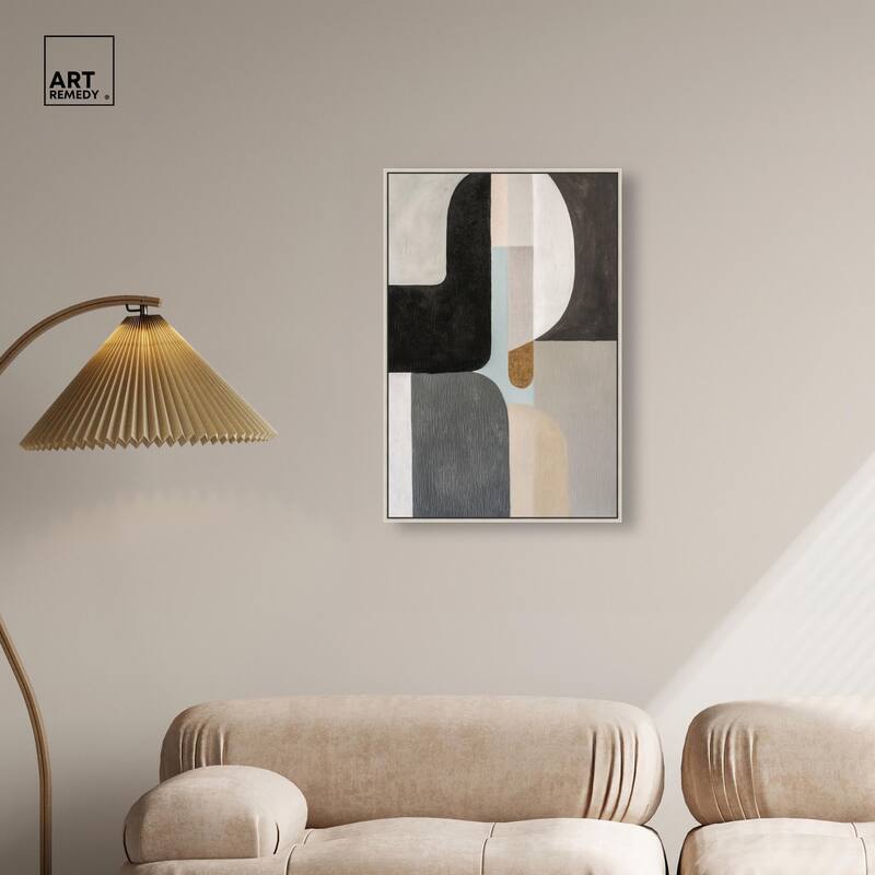 Interlocking Segments III Canvas by Art Remedy