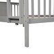 preview thumbnail 10 of 10, Full over Full Bunk Bed with Ladder for Bedroom, Space-saving, Gray
