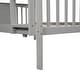 preview thumbnail 8 of 23, Twin Over Full Bunk Bed, Converted into 2 Beds, Solid Wood Bunkbeds Bedframe with Safety Rail and Ladder, for Kids/Teens Bedroom
