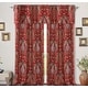 preview thumbnail 6 of 18, DriftAway Christopher Peacock Floral Pattern Blackout Window Curtain Grommet 2 Layers