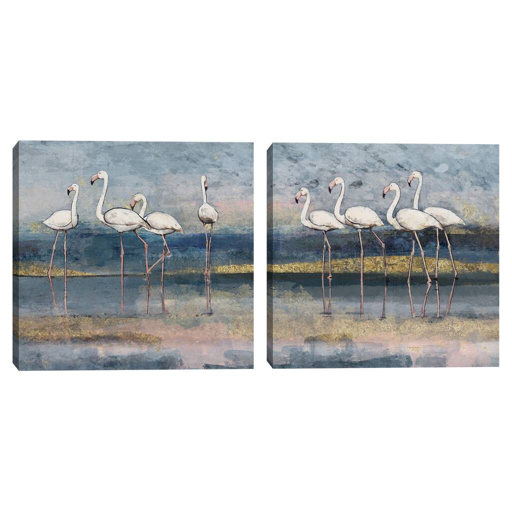 Chrorus Line Square I-II by Studio Arts Canvas Art Prints