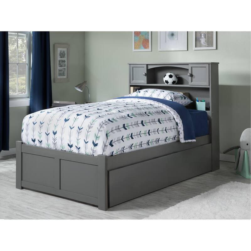 Platform Bed with Drawers - Low Profile Bed Frame & USB Charger - Modern Storage Bed