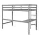 preview thumbnail 15 of 25, Twin Size Loft Bed with Built-in Desk and Safety and Guaranteed