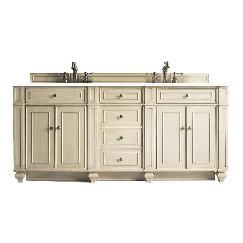 James Martin Vanities 157-V72-3WZ Bristol 72" Free Standing Double