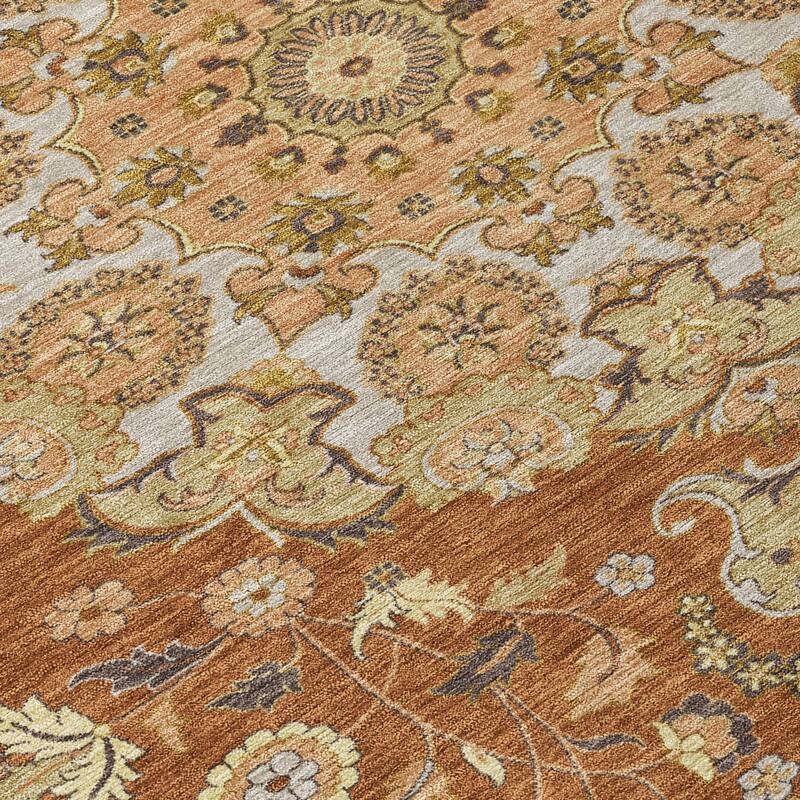 Machine Washable Indoor/ Outdoor Global Eckley Chantille Rug