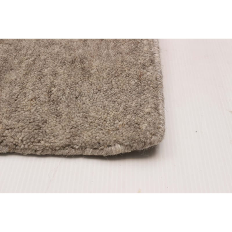ECARPETGALLERY Hand-knotted Kashkuli Gabbeh Taupe Wool Rug - 8'1 x 10'1