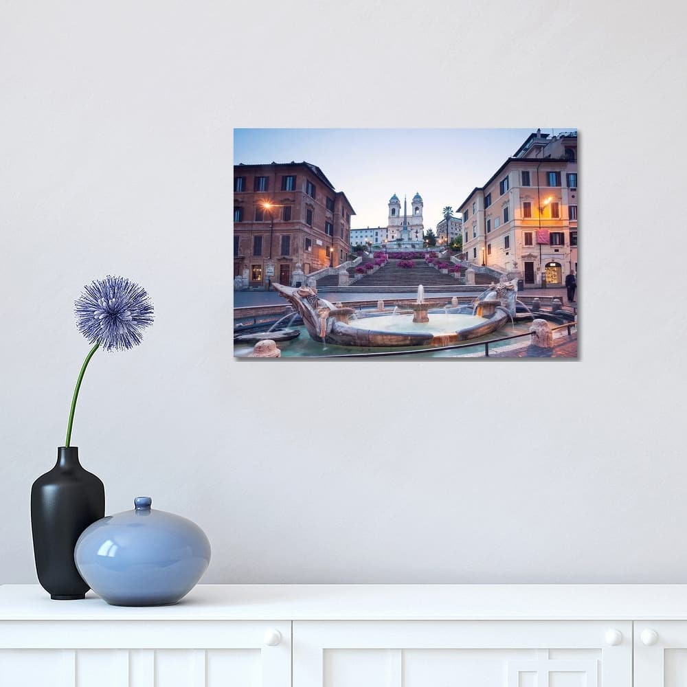 iCanvas "Spanish Steps, Rome" by Matteo Colombo Canvas Print