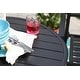 preview thumbnail 5 of 12, MAISON ARTS Outdoor Bistro Table Round Metal Patio Dining Table Small Side End Table Outdoor Furniture Table