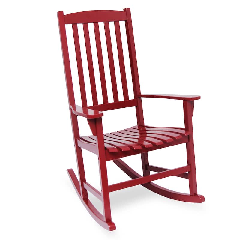 Cambridge Casual Austin Outdoor Rocking Chair - Red - Red