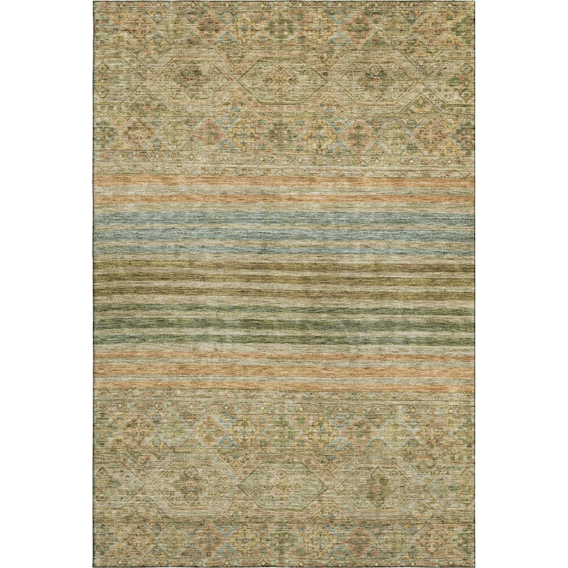 Premium Washable Super Soft Boho Stripes Mayfield Rug
