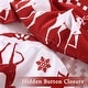 preview thumbnail 6 of 5, 3 Piece Boho Christmas Holiday Bedding Duvet Cover Set