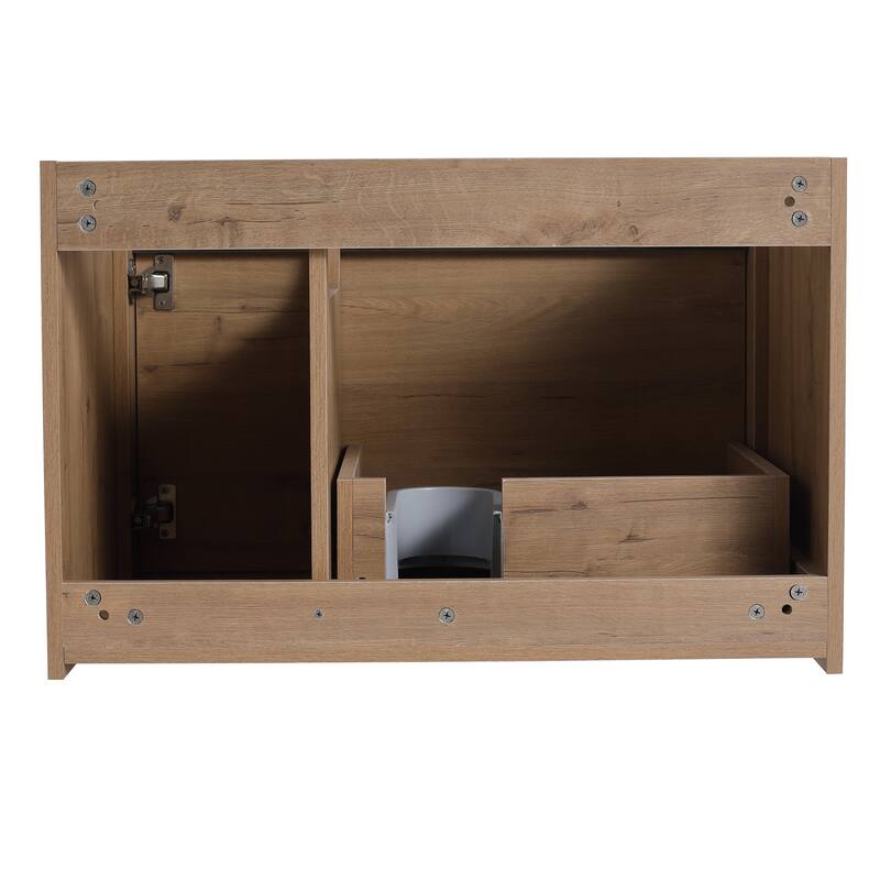 Beingnext 24"/30"/48" Bathroom Vanity with Sink, Floating Bathroom Vanity With Soft Close Door