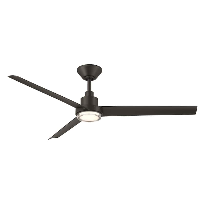 Bolo Indoor or Outdoor 3-Blade 56in Smart Ceiling Fan - Bronze - 56 Inches