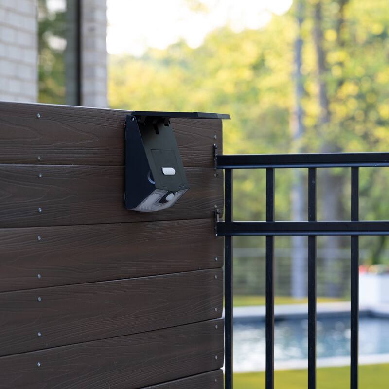 700 Lumens Security Solar Motion Sensor Wall Light Sconce