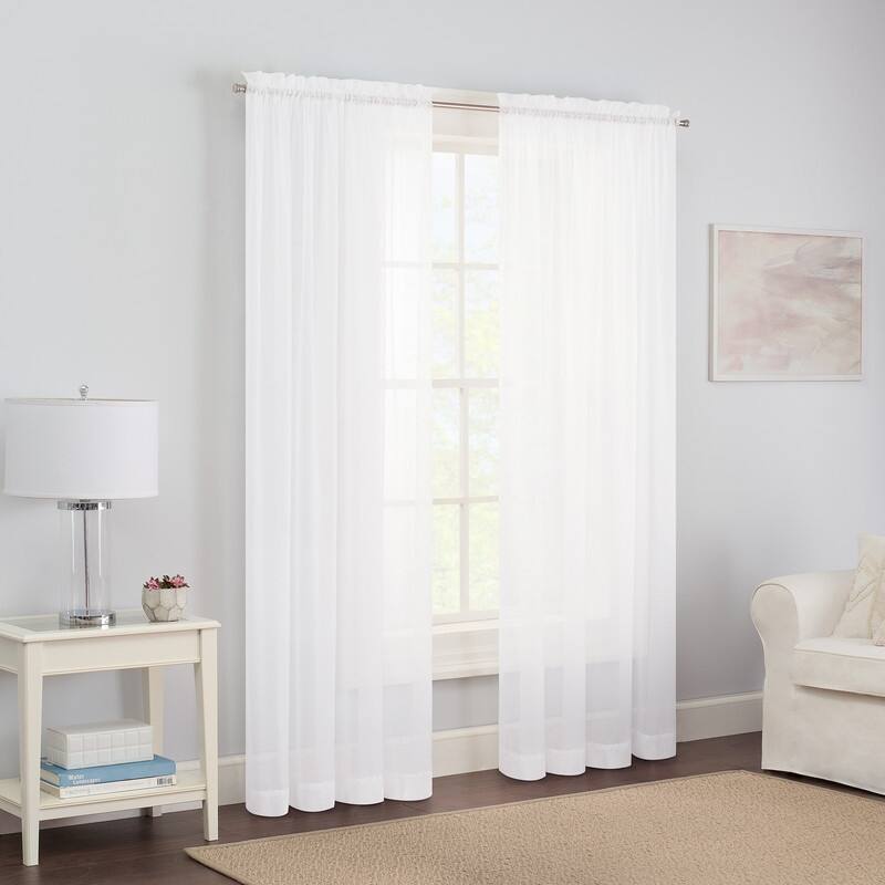 Eclipse Victoria Voile Curtain Panel Pair