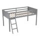 preview thumbnail 6 of 35, Wood Loft Bed with Ladder, Ladder Can Be Placed on The Left or Right