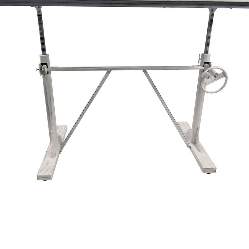Desk with Height Adjustable Top - 48" - White
