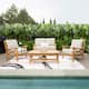 Option Natural Teak/Beige Cushion