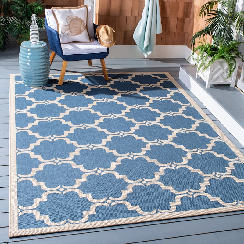 SAFAVIEH Courtyard Charleen Indoor/ Outdoor Waterproof Patio Backyard Rug
