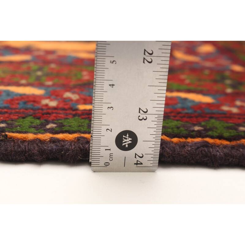 ECARPETGALLERY Hand-knotted Afghan Burnt Orange Wool Rug - 2'8 x 4'1