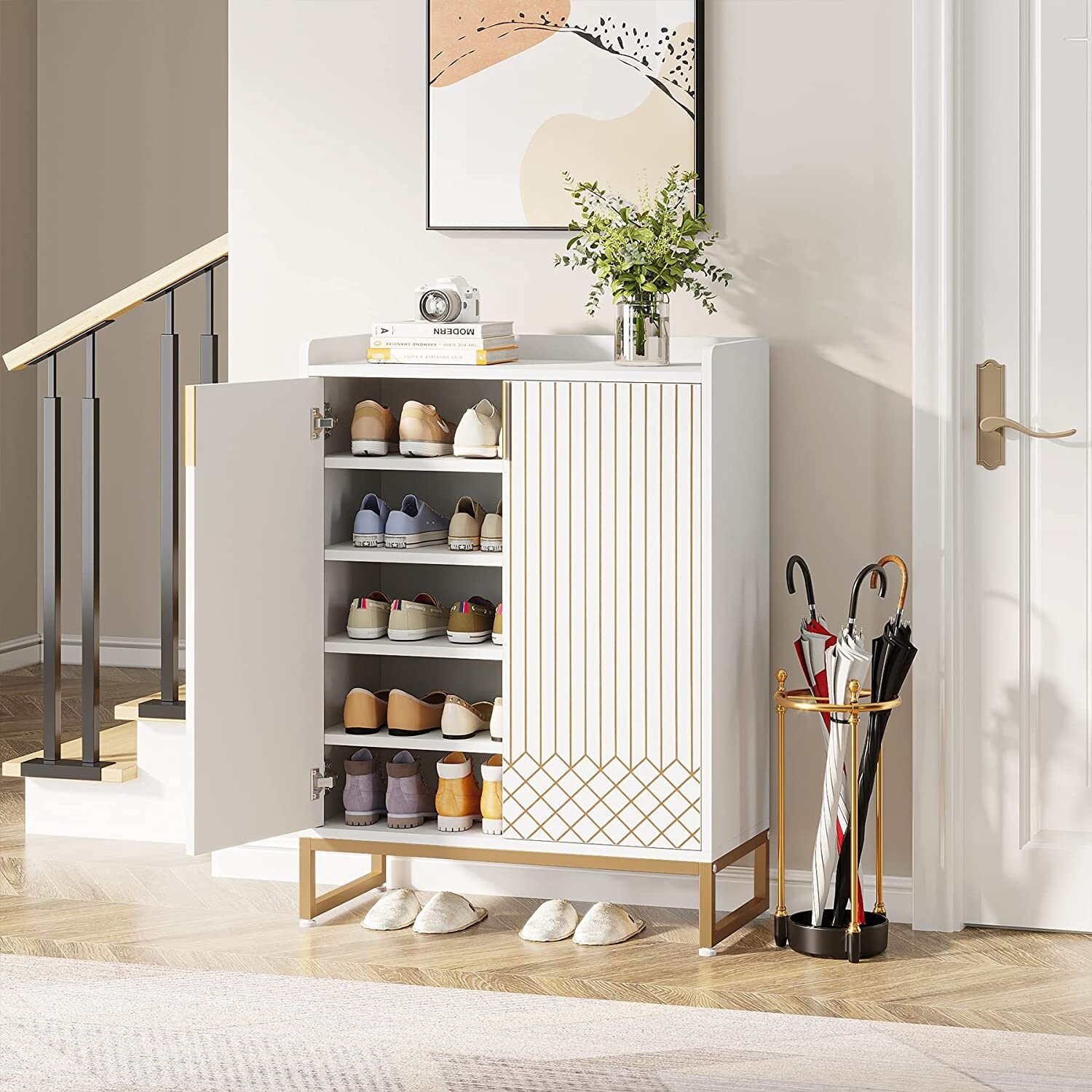 25 pair shoe storage cabinet hotsell
