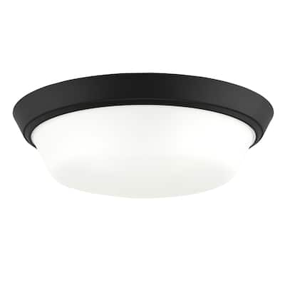 Edessa Flush Mount with Satin Etched Glass - 16